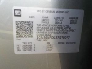 CHEVROLET TAHOE LT - 7