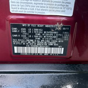 2011 Subaru OUTBACK 2.5I LIMITED — фото 37