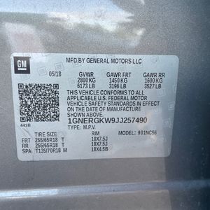 2018 Chevrolet TRAVERSE LT CLOTH 照片 43