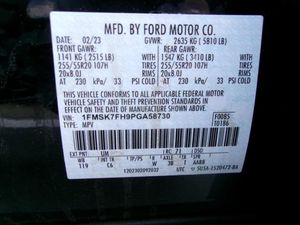 FORD EXPLORER LIMITED - 7